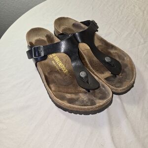 Birkenstock Kids Black and Brown Sandals